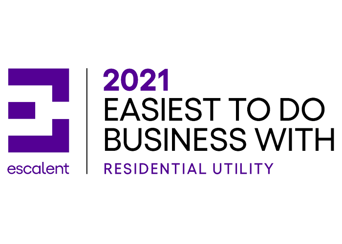 2021 Easiest To Do Business With Utility in the Cogent Syndicated Survey 