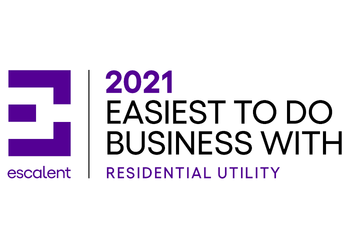 2021 Easiest To Do Business With Utility in the Cogent Syndicated Survey